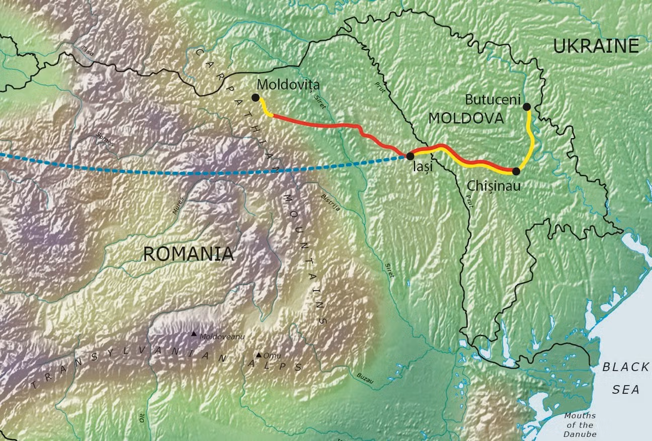 Tour route map Map