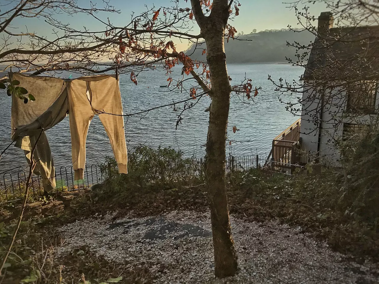 Dylan Thomas Boathouse, Laugharne Washing