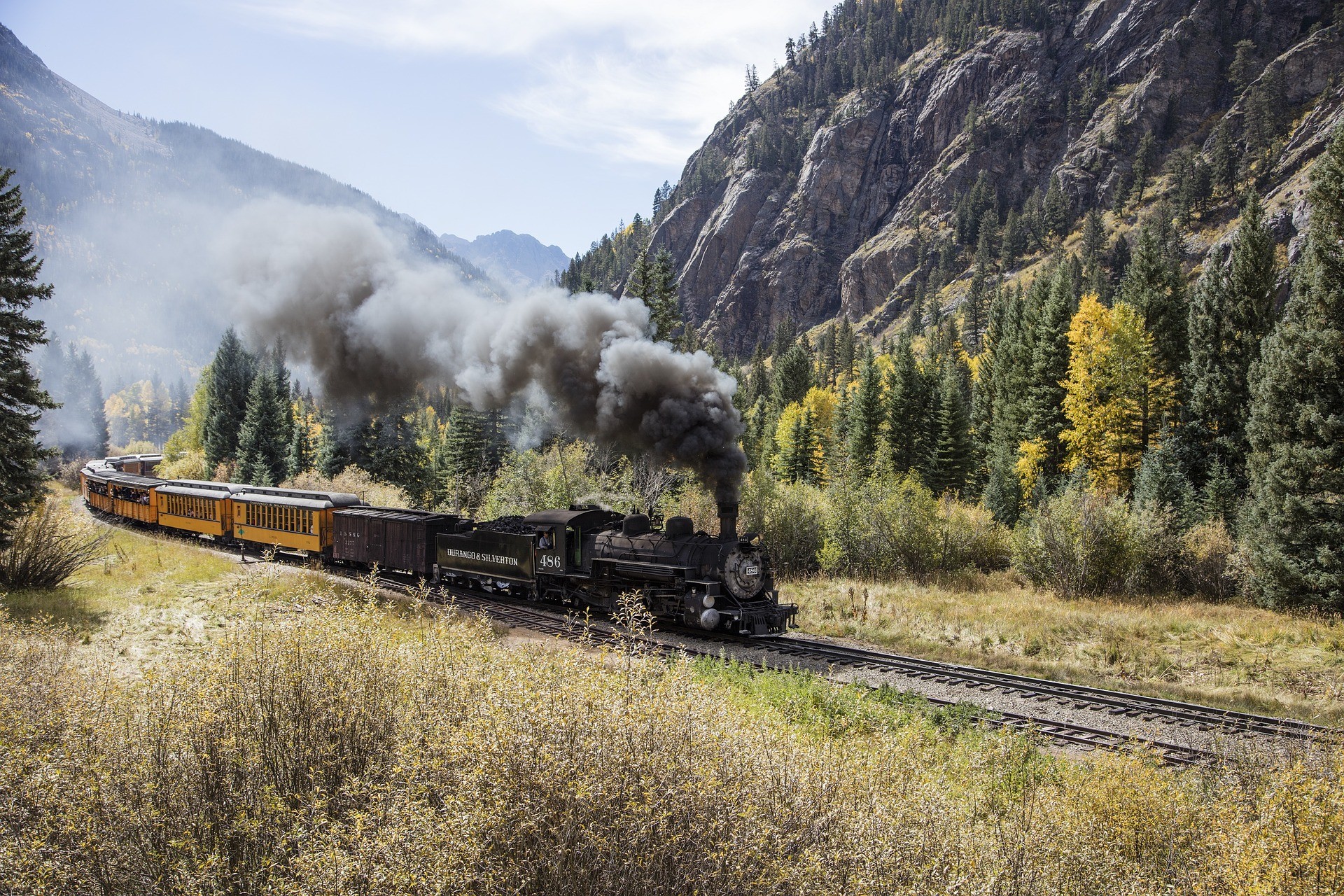 Durango & Silverton Railroad Steam train