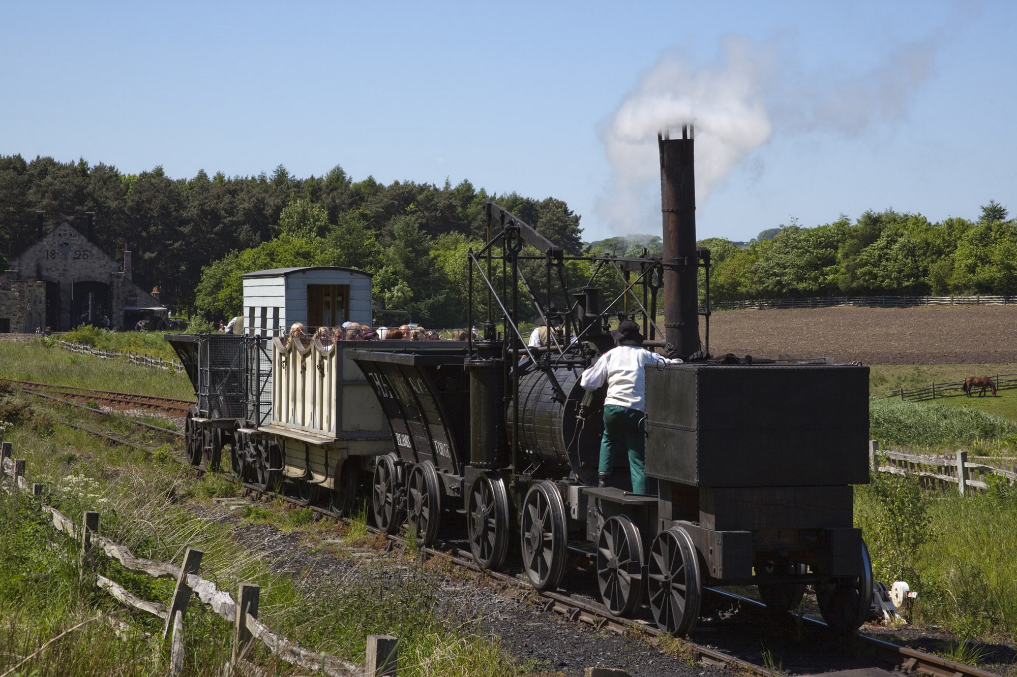 Puffing Billy at Beamish - © Beamish Museum Steam train
